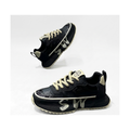 Men's Black, Gray & Navy Platform Sneakers