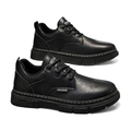 Men's Retro Dress Shoes in Black, Silver & Navy