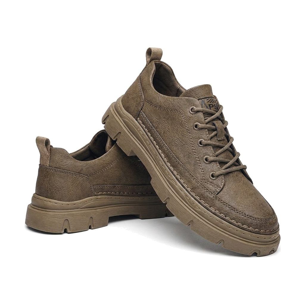 Gray, Olive & Black Men's Dress Shoes