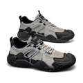Men's Silver and Navy Outdoor Mesh Sneakers