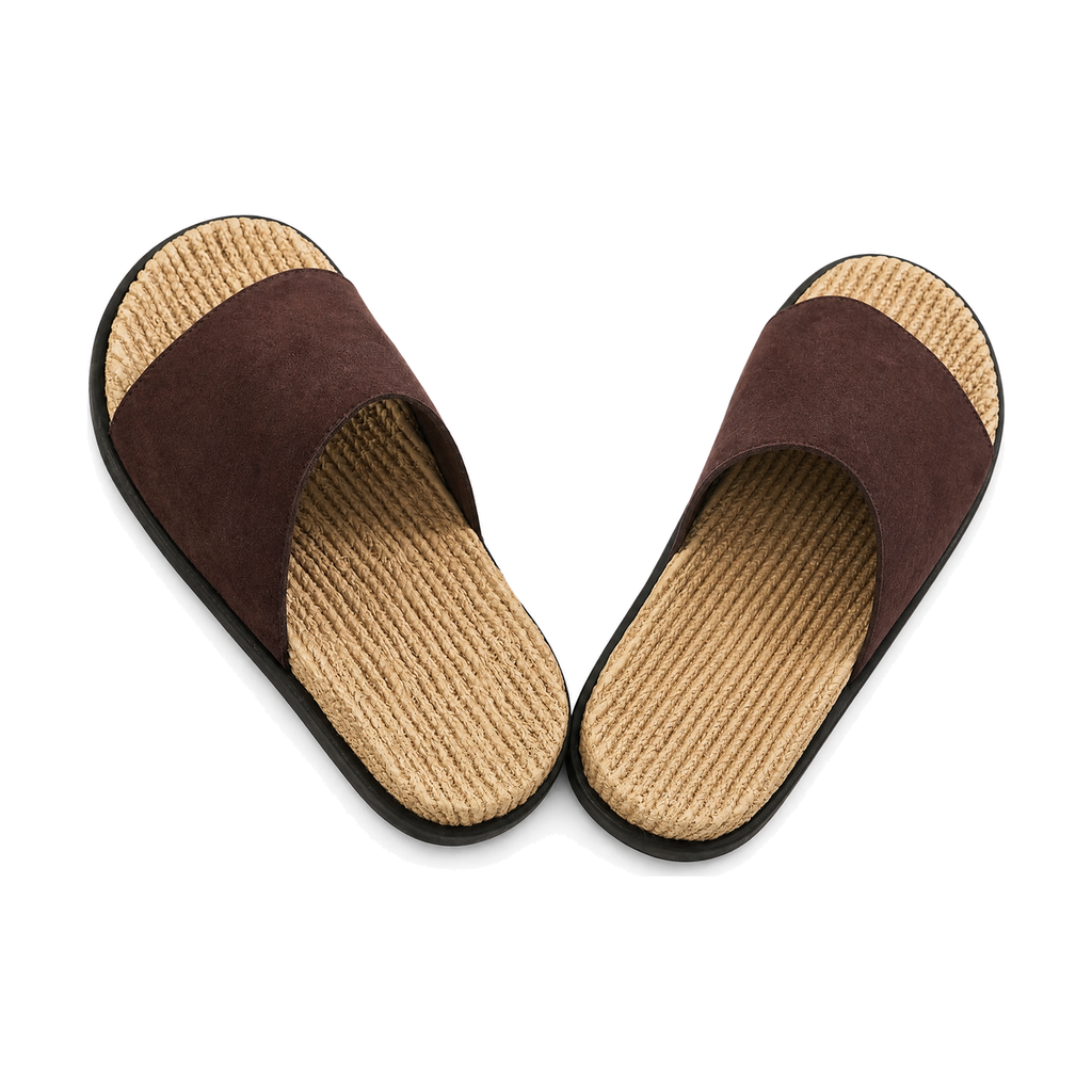 Men's Retro Backless Mules in Tan, Brown & Pink