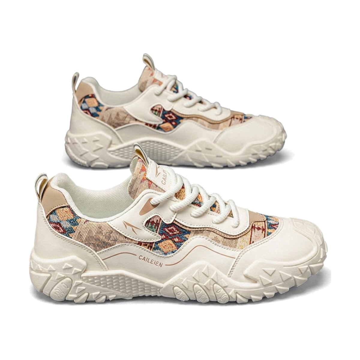 Men's Neutral-Tone Casual Sneakers