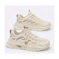 Men's Mesh Platform Sneakers in Neutral Tones
