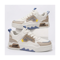 Men's Retro Platform Sneakers in Neutral Tones