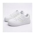 Men's White & Navy Retro Platform Sneakers