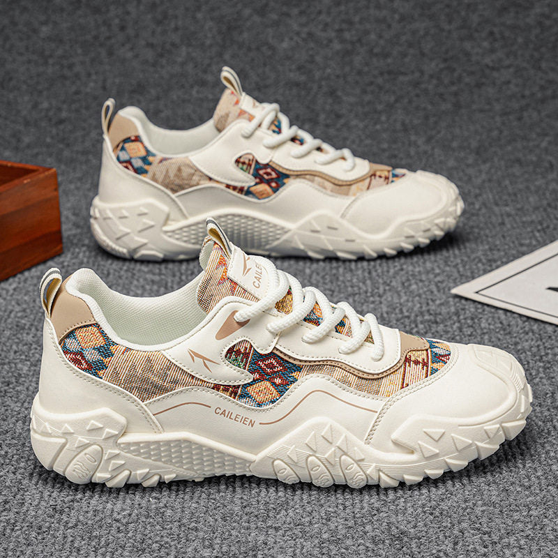 Men's Neutral-Tone Casual Sneakers