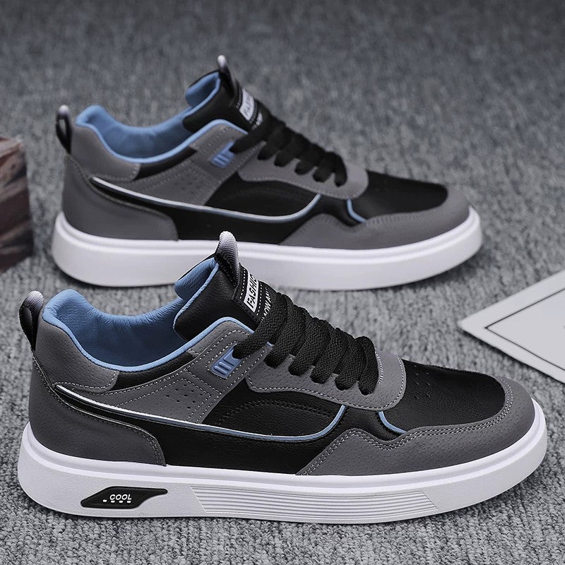 Versatile Men's Black, Green & Navy Sneakers