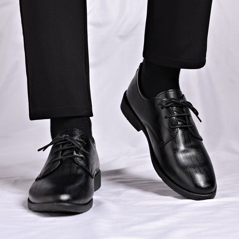 Men's Classic Black, Navy & Silver Shoes