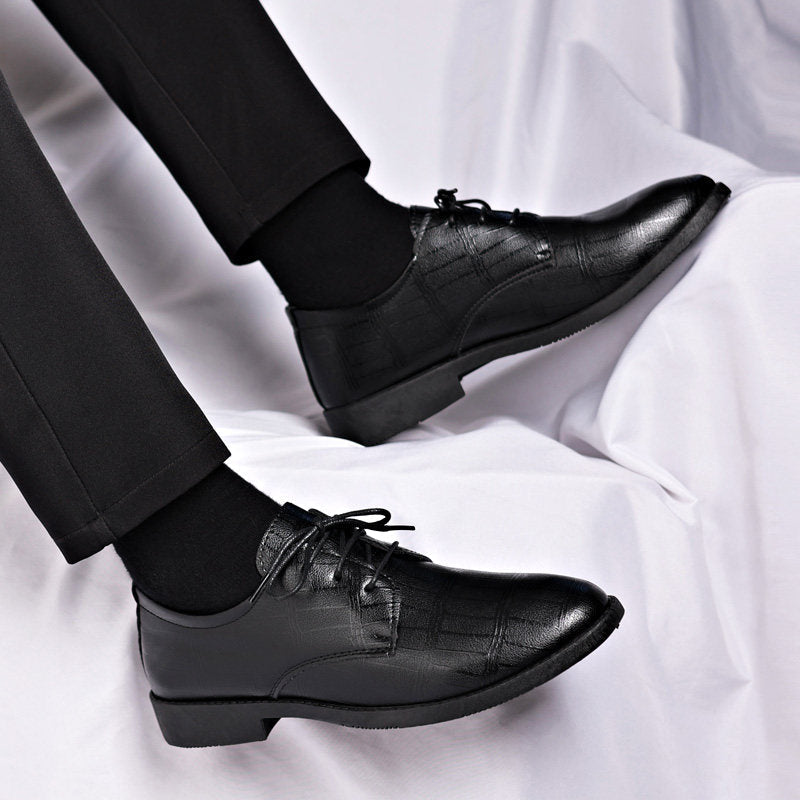 Men's Classic Black, Navy & Silver Shoes