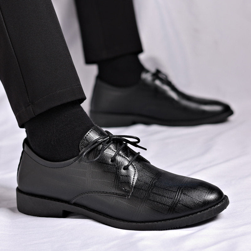 Men's Classic Black, Navy & Silver Shoes